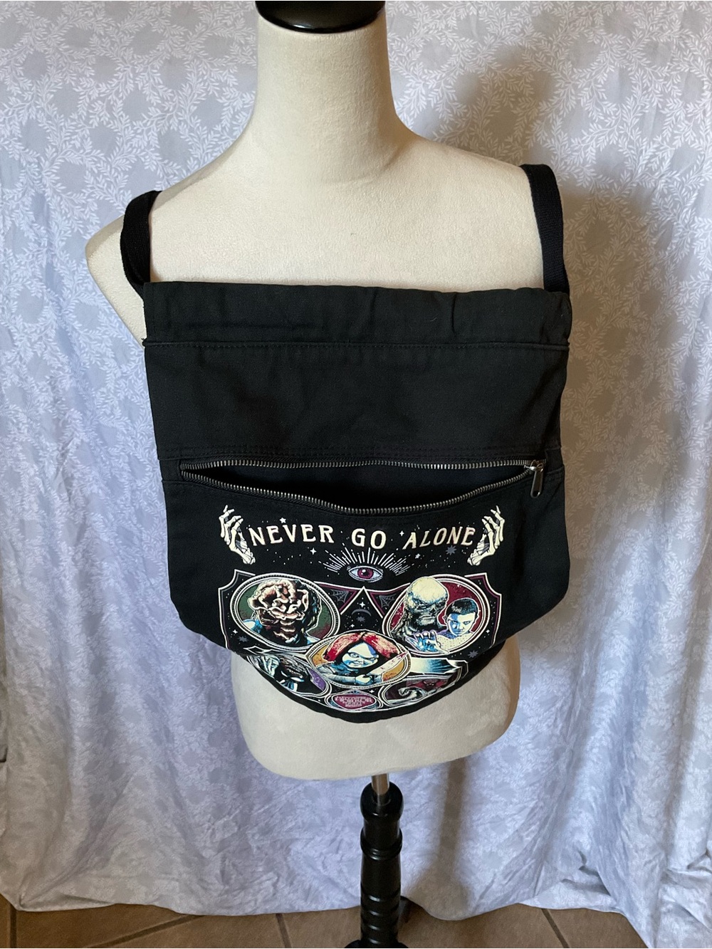 Universal Studios “Never Go Alone” Horror Nights Backpack - Picture 2 of 5